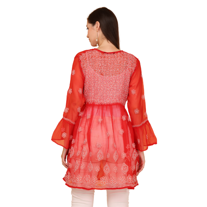 Short Chikankari Kurti - Image 2